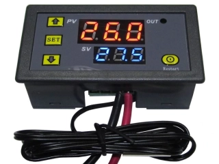 Digitální termostat W3230, -55 až 120°C, napájení 230VAC